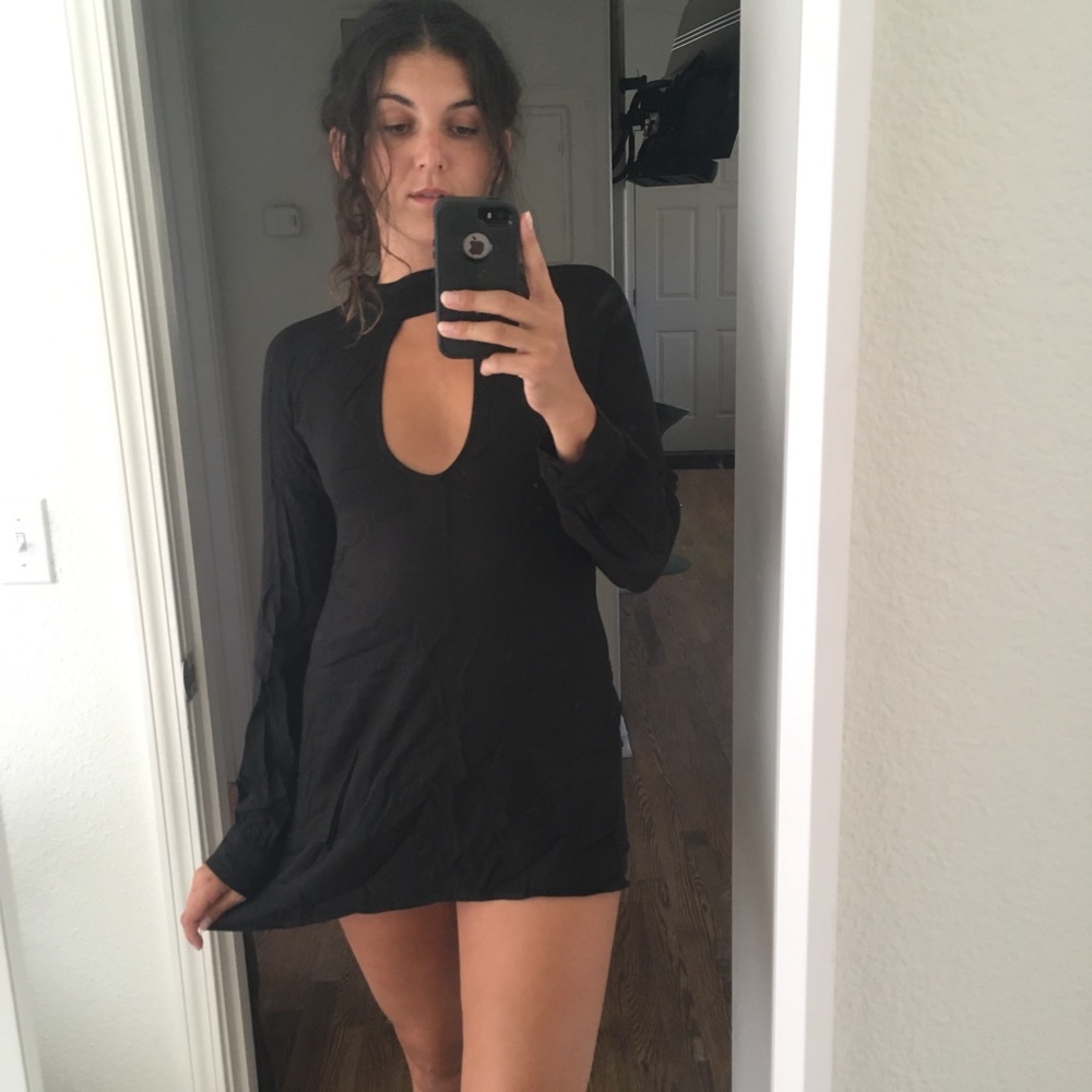 For Love & Lemons Black Mini Dress